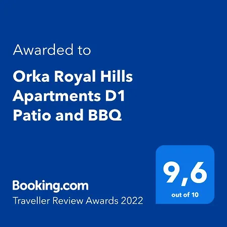 Apartament Orka Royal Hills D1 Patio And Bbq *
